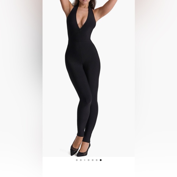 House of CB Pants - House of CB Anaise Plunge Corset Stretch Bandage Jumpsuit